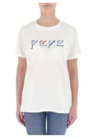 tricou GRETA | Regular Fit Pepe Jeans London 	alb	